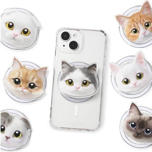 슈가캣 캔디도기 고양이 마그네틱  휴대폰 거치대 vol.1